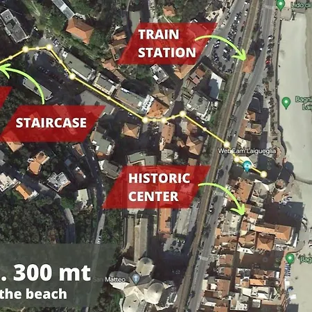 Apartamento Vista Mare & 300mt Da Con Freeparking E Ac Laigueglia